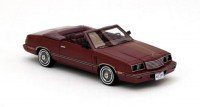 1/43 VOITURE MINIATURE DE COLLECTION Dodge 600 cabriolet rouge métallisé-1984-NEO44995